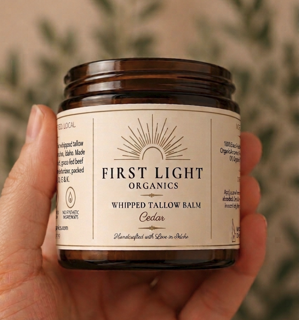 First Light Cedar Whipped Tallow Balm